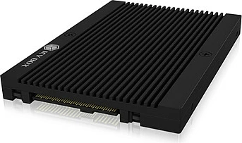 Konvertues SSD ICY BOX M.2 NVMe në 2.5" U.2, 64 Gbit/s, 2 TB, i zi