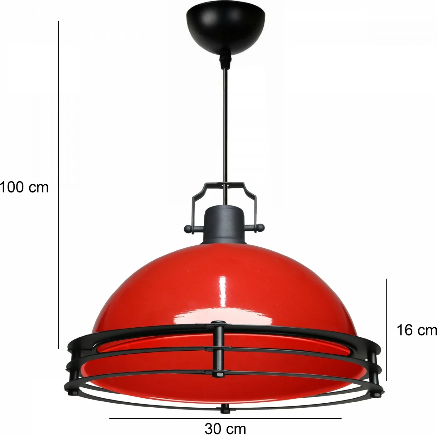 Llambë tavani Opviq, e kuqe, AYD-3581