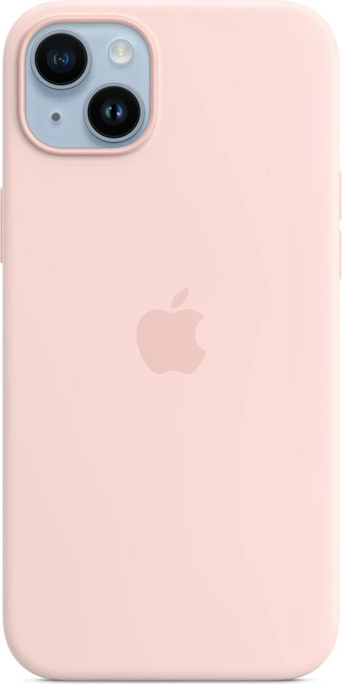 Mbështjellës Apple Silicone me MagSafe për iPhone 14 Plus, Rozë e lehtë