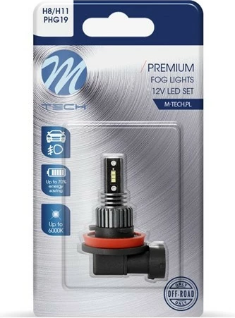 Lampa Led H8/h11 12v Bardhe 1616smd