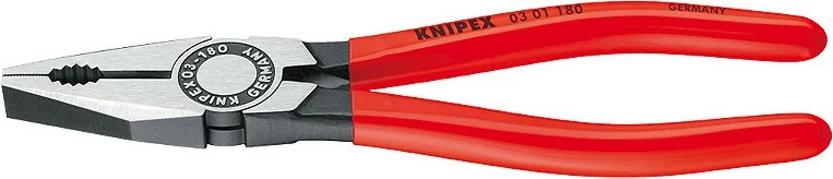 Darë Knipex 03 01 180, 180mm, çelik, dorezë plastike, kuqe