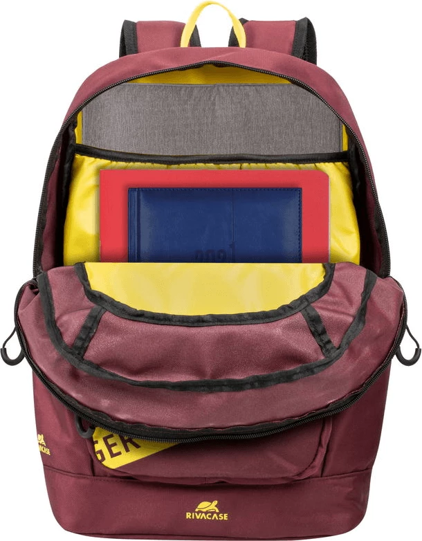 çantë shpine RIVACASE 5421 Erebus, waterproof, 14L, për laptop/tablet deri 10.1\", e kuqe burgundy