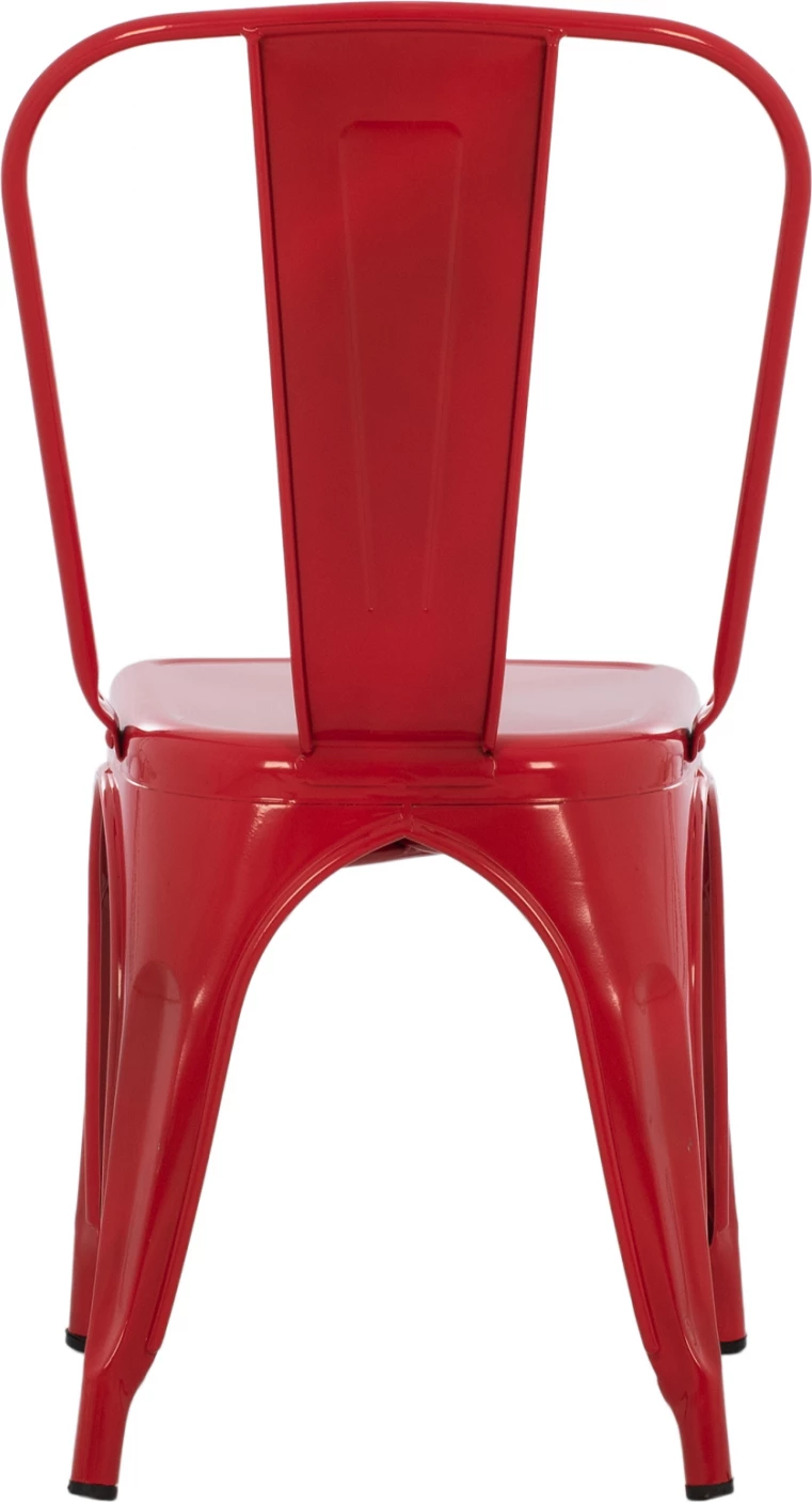 Karrige për ngrënie Melita FH8641.04 metalike, ngjyrë e kuqe, 43x50x82H cm