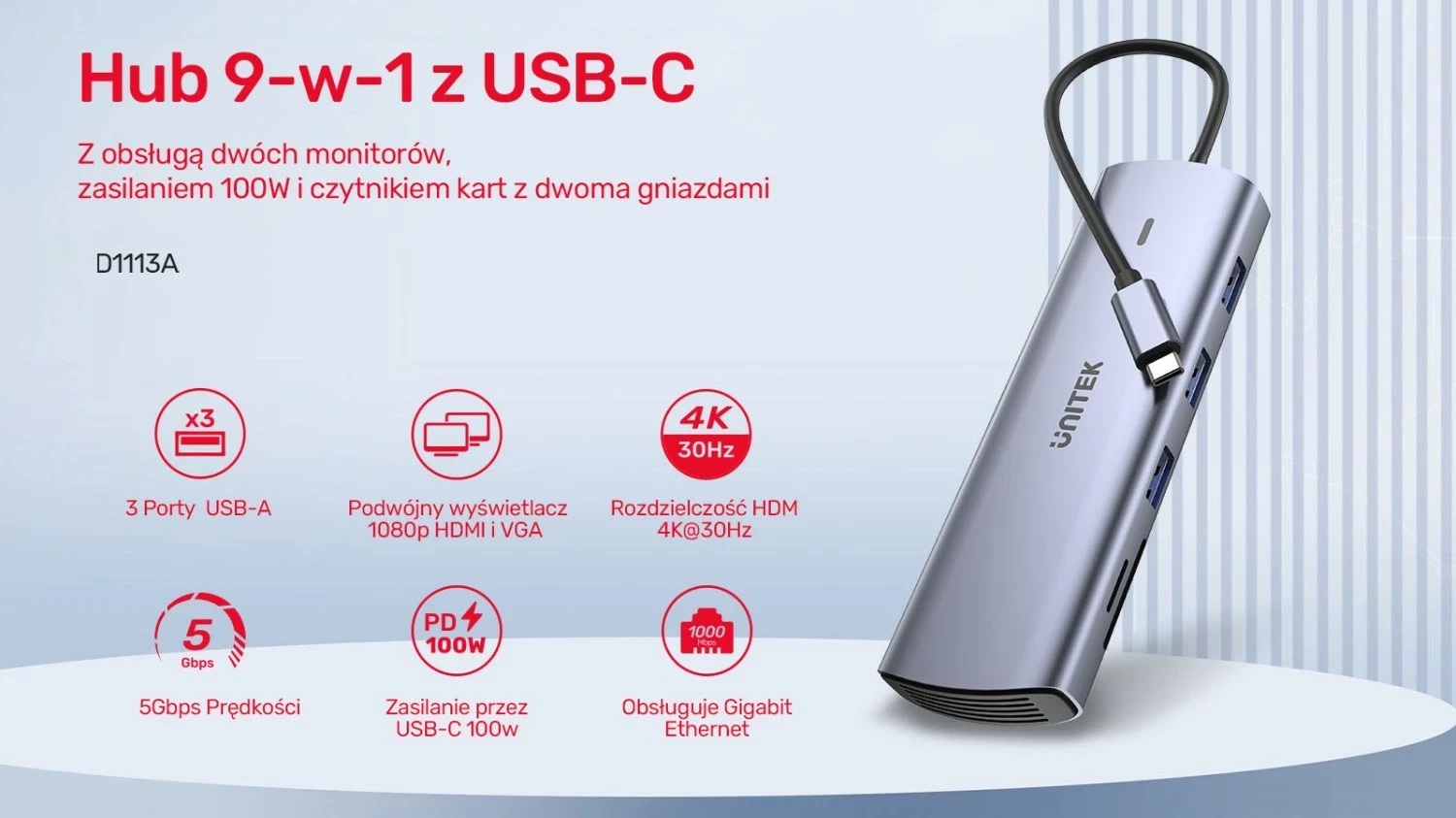 Kabëll HDMI Unitek 2.0 4K, 1m, bardhë