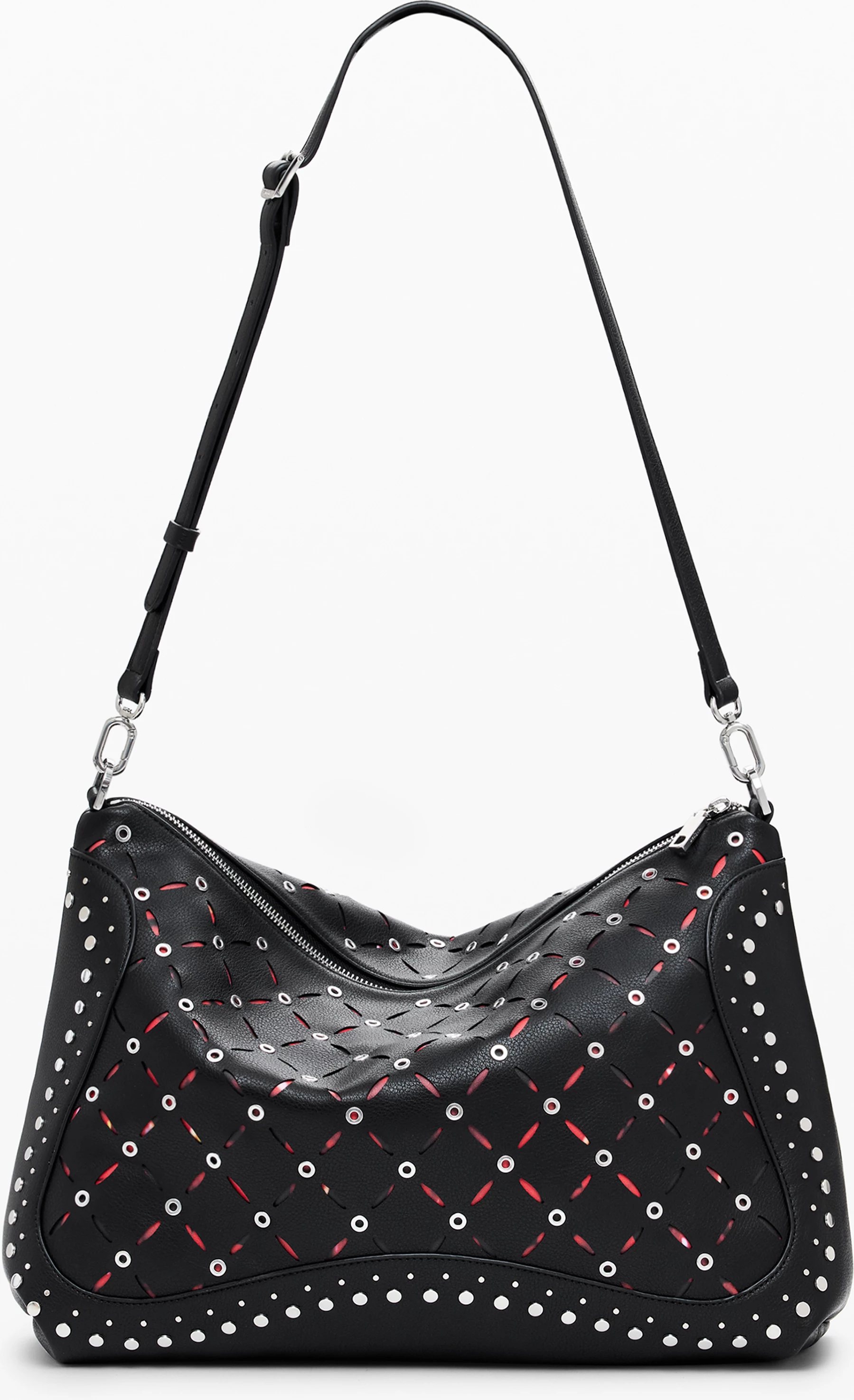 Çantë Desigual Yankee Leiria Mini Bag femra, e zezë