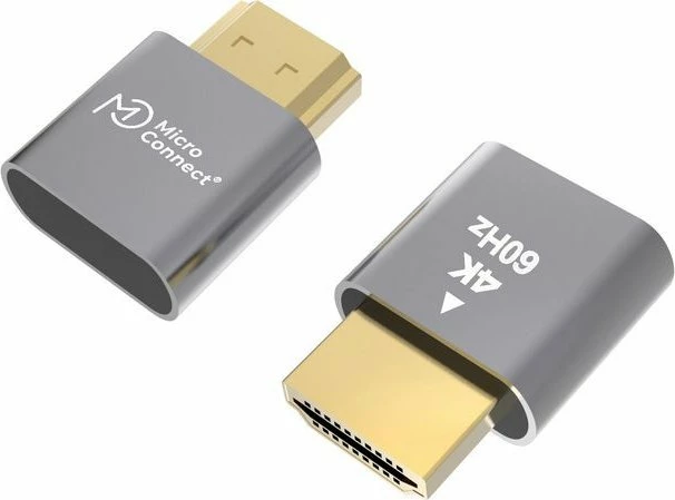 Adapter HDMI MicroConnect HDMI-DUMMY 4K, argjend