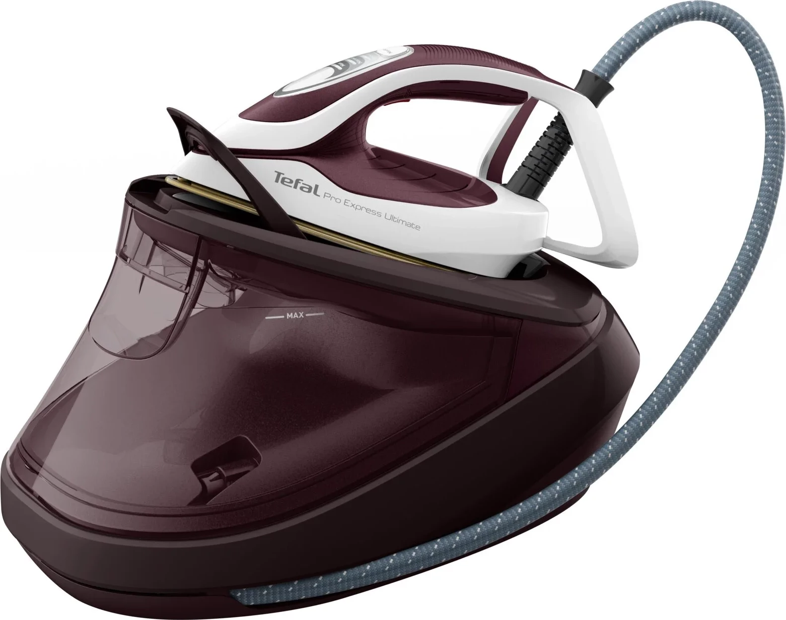 Hekur me gjenerator avulli, Tefal Pro Express Ultimate II GV9721E0, 3000W 7.9 bar, goditje avulli 600 g/min, vjollcë