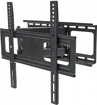 Mbajtëse muri për TV MANHATTAN, 32-55", VESA 400x400, rrotulluese 180° dhe e animueshme -20° deri 10°, 50kg, e zezë