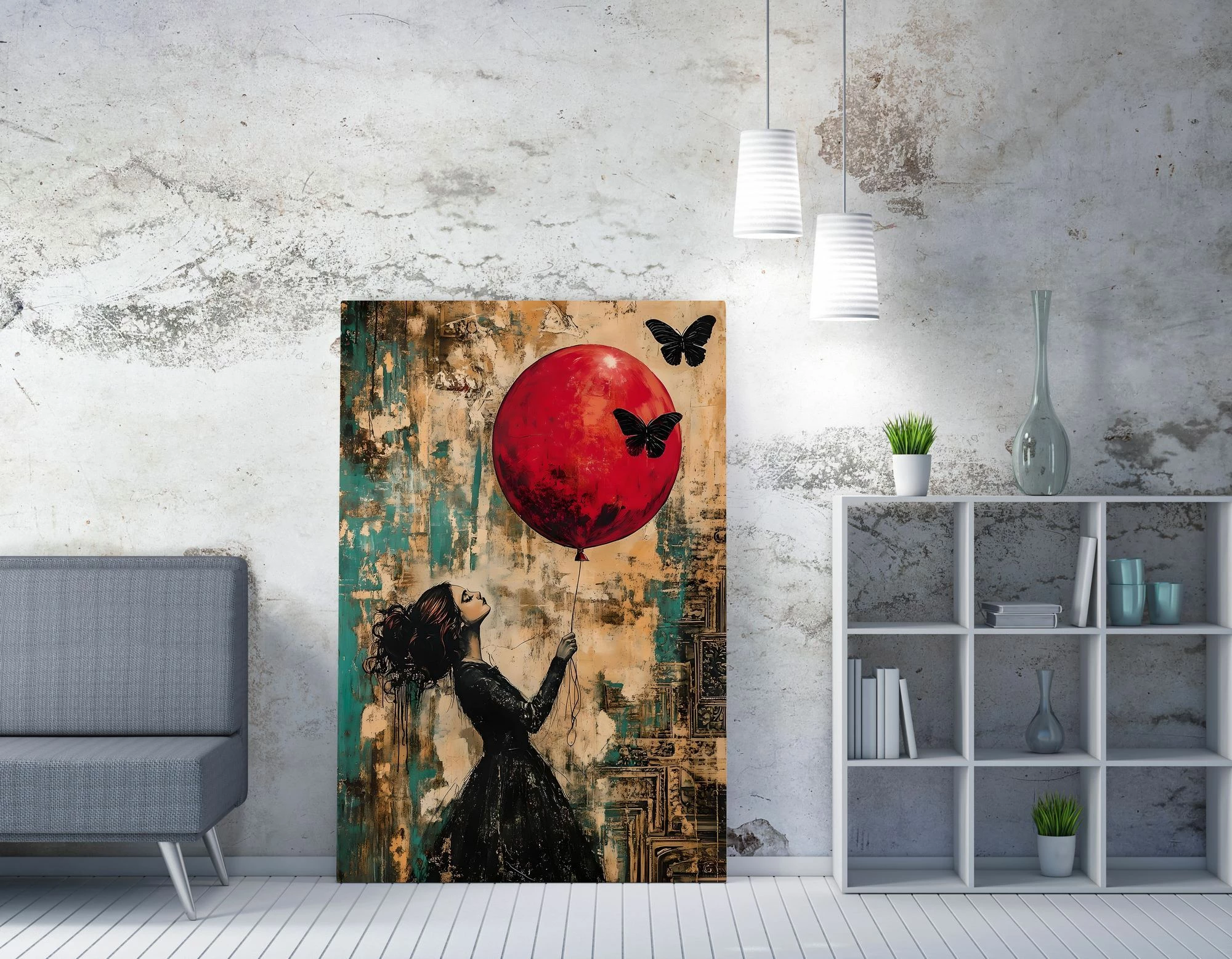 Pikturë dekorative në kanavacë Wallity, WY433, 50x70cm
