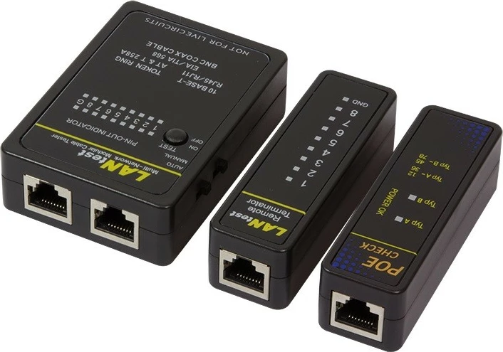 Testues kabllosh Ethernet LogiLink WZ0015P me PoE, i zi