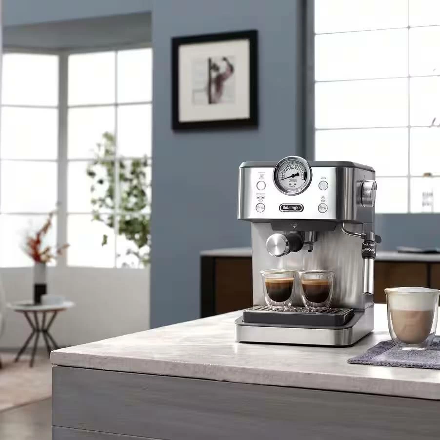 Makine kafeje, DeLonghi, Classic Linea EM450.M, 15 bar, 1.7L, Thermoblock, metal