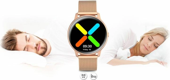 Smartwatch për femra G.Rossi, rozë gold