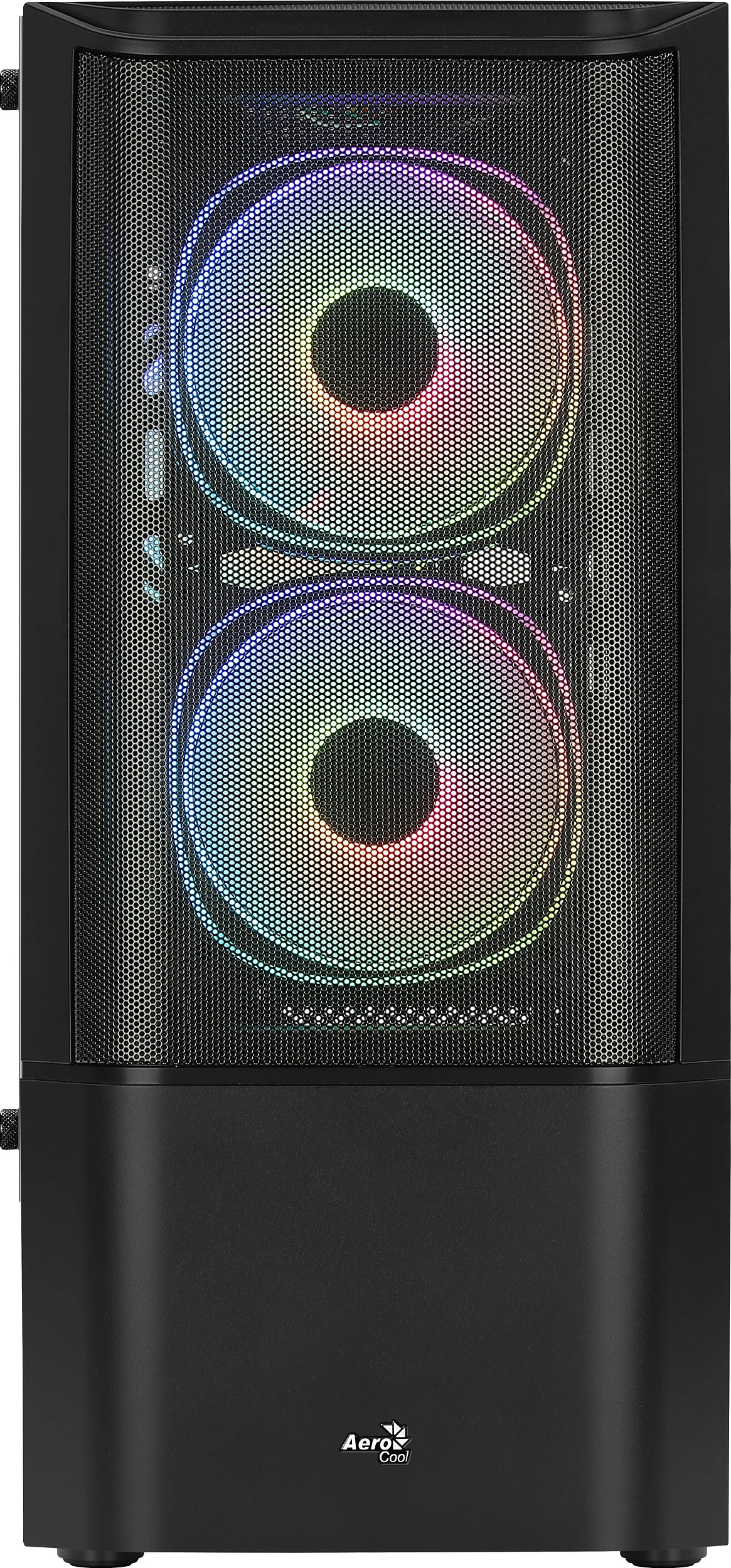 Kasë AeroCool Quantum Mesh v3, Midi Tower, ATX/microATX/Mini-ITX, RGB, e zezë