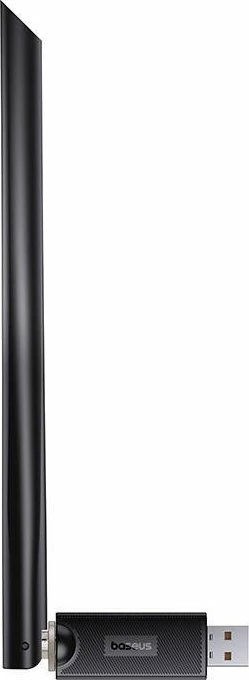 Adapter Wi‑Fi USB Baseus FastJoy B01317600111-01 300Mbps Wi‑Fi 5 me antenë 6dBi, i zi