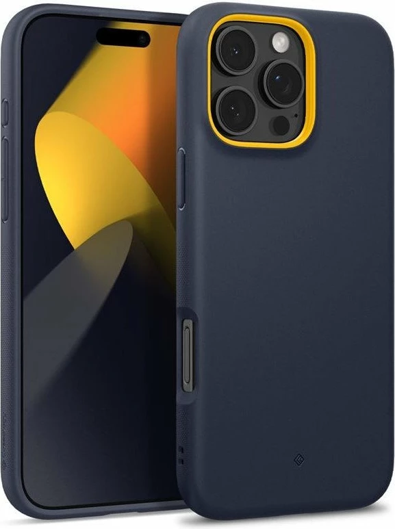 Mbështjellës Spigen Caseology Nano Pop Mag MagSafe për iPhone 16 Pro, blu navy