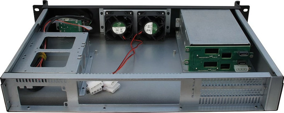Kasë rack 19" Inter-Tech IPC 1.5U-1528L, storage, e zezë