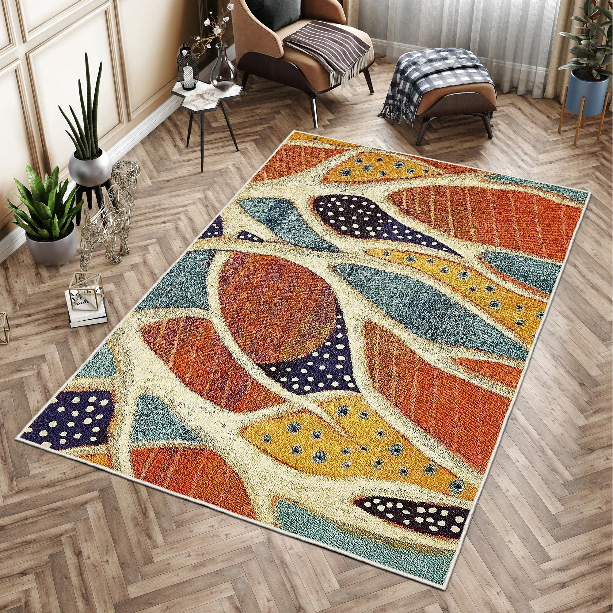 Qilim Conceptum Hypnose, shumëngjyrësh, 80x200cm, Woopamuk221