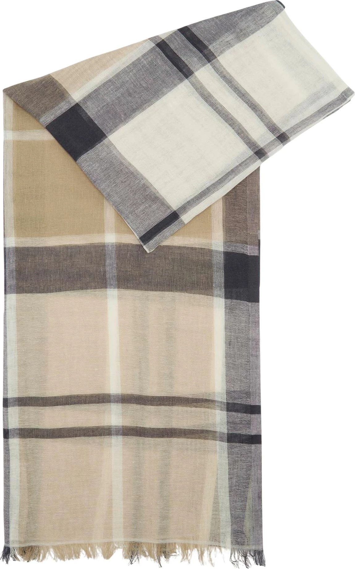 Shall për femra Barbour Abigail Tartan LSC0442, krem
