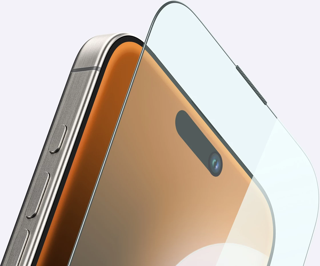 Xham i temperuar AmazingThing Titan Max për iPhone 16, transparent