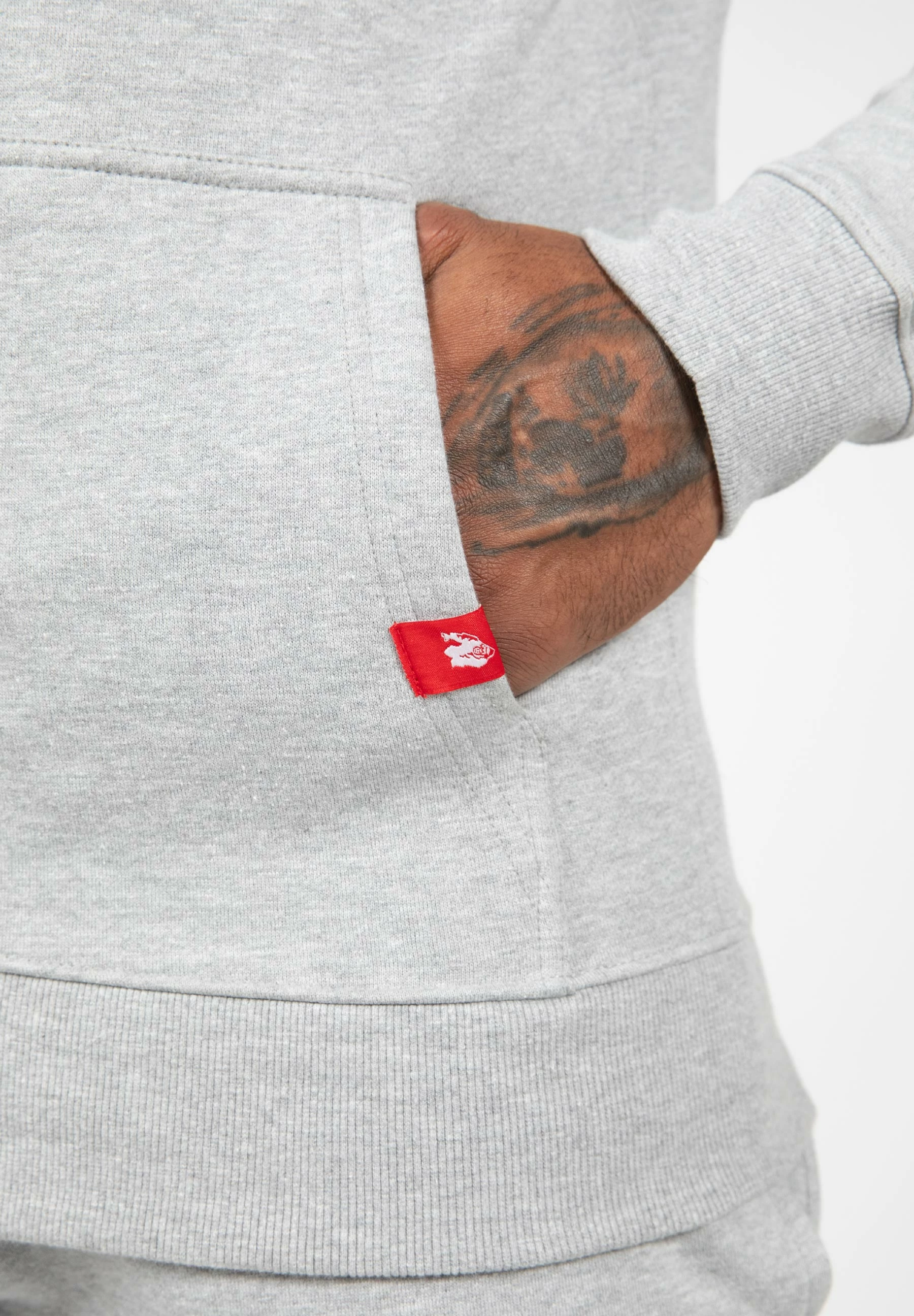 Leon Zipped Hoodie - Gray