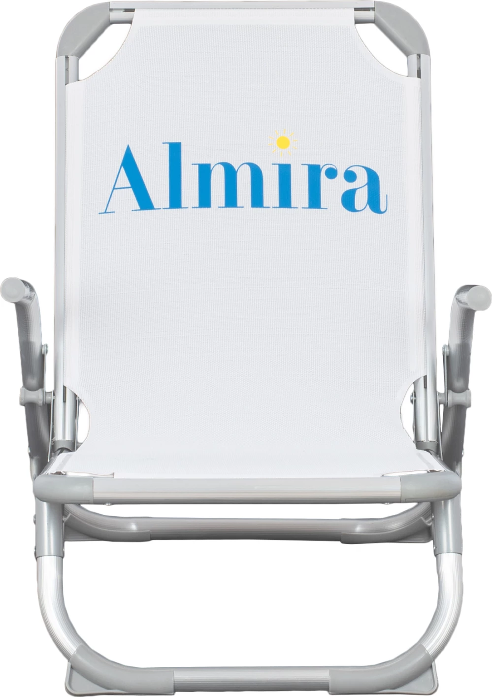 Karrige për plazh, tip i rëndë, alumin, e bardhë, FH5053.03, 56x70x66 cm