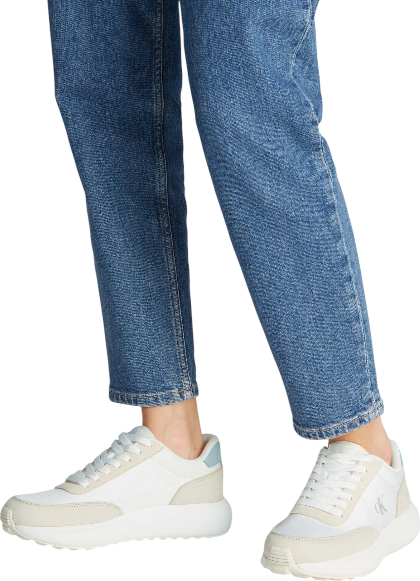 Atlete për femra Calvin Klein Jeans ATHLEISURE RUNNER YW0YW01774, krem [Madhësia: 36]