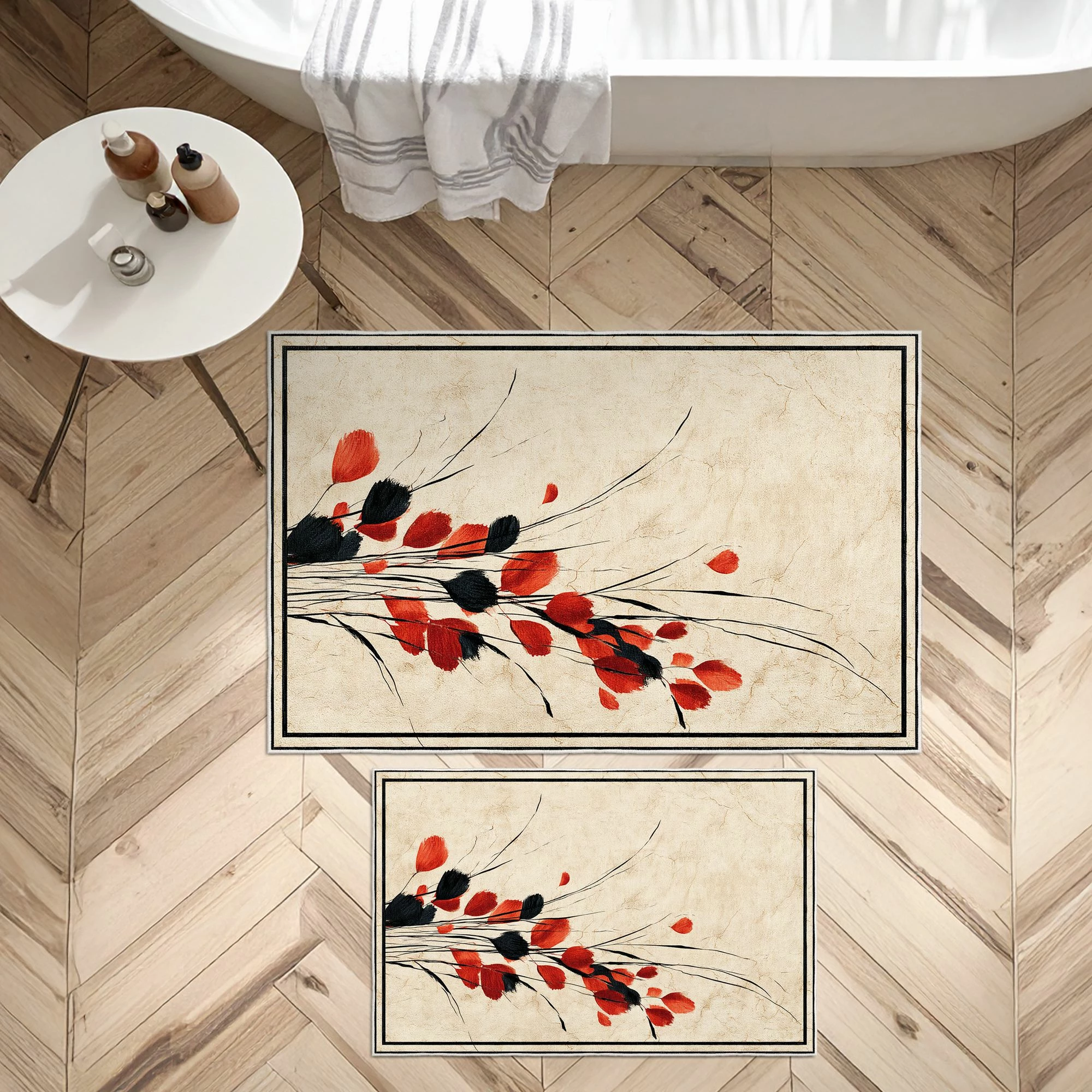 Set tapetash për banjo, 2 copë, Mijolnir, Asr03, bezhë