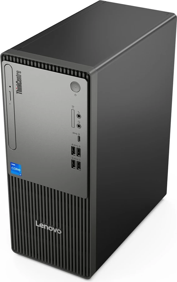 Kasë Lenovo ThinkCentre neo 50t Gen 5, Intel Core i7-14700, 16 GB RAM DDR5, 512 GB SSD, Windows 11 Pro, e zezë/gri