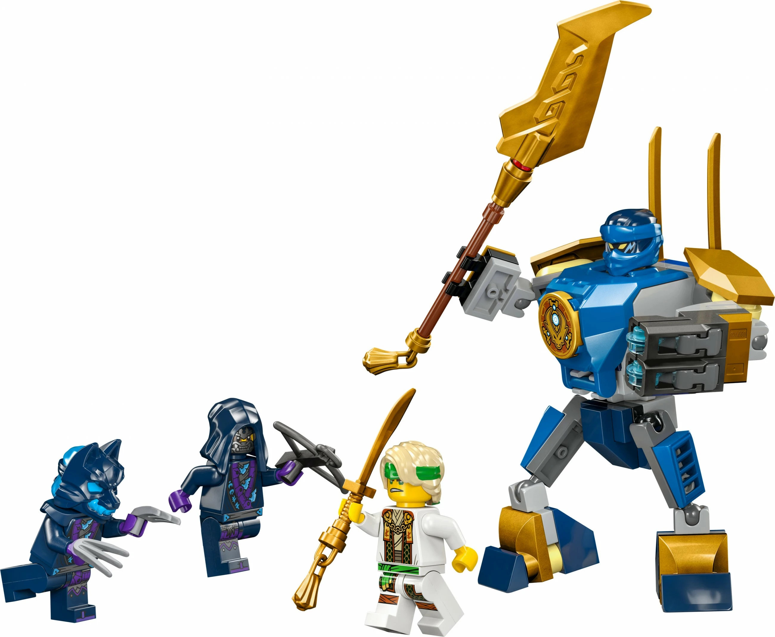 Set ndërtimi LEGO Ninjago 71805 Jay's Battle Mech, 78 pjesë, multikolor