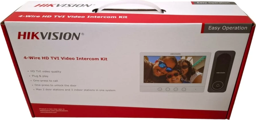 Kit Video Intercom Analog 4-Wire Hikvision DS-KIS212