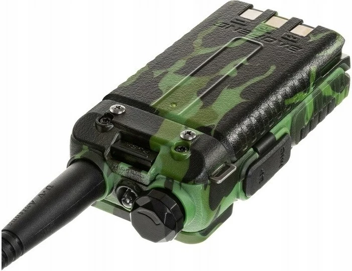 Walkie-talkie BAOFENG UV-5R HTQ Camov, 1800 mAh, Kamuflazh, set me aksesorë