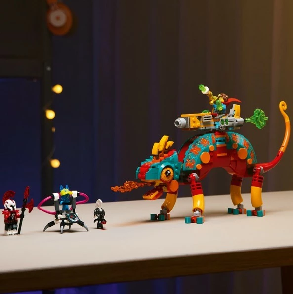 Set LEGO DREAMZzz Mateo's Fiery Chameleon 71492, 443 pjesë, për fëmijë, shumëngjyrësh