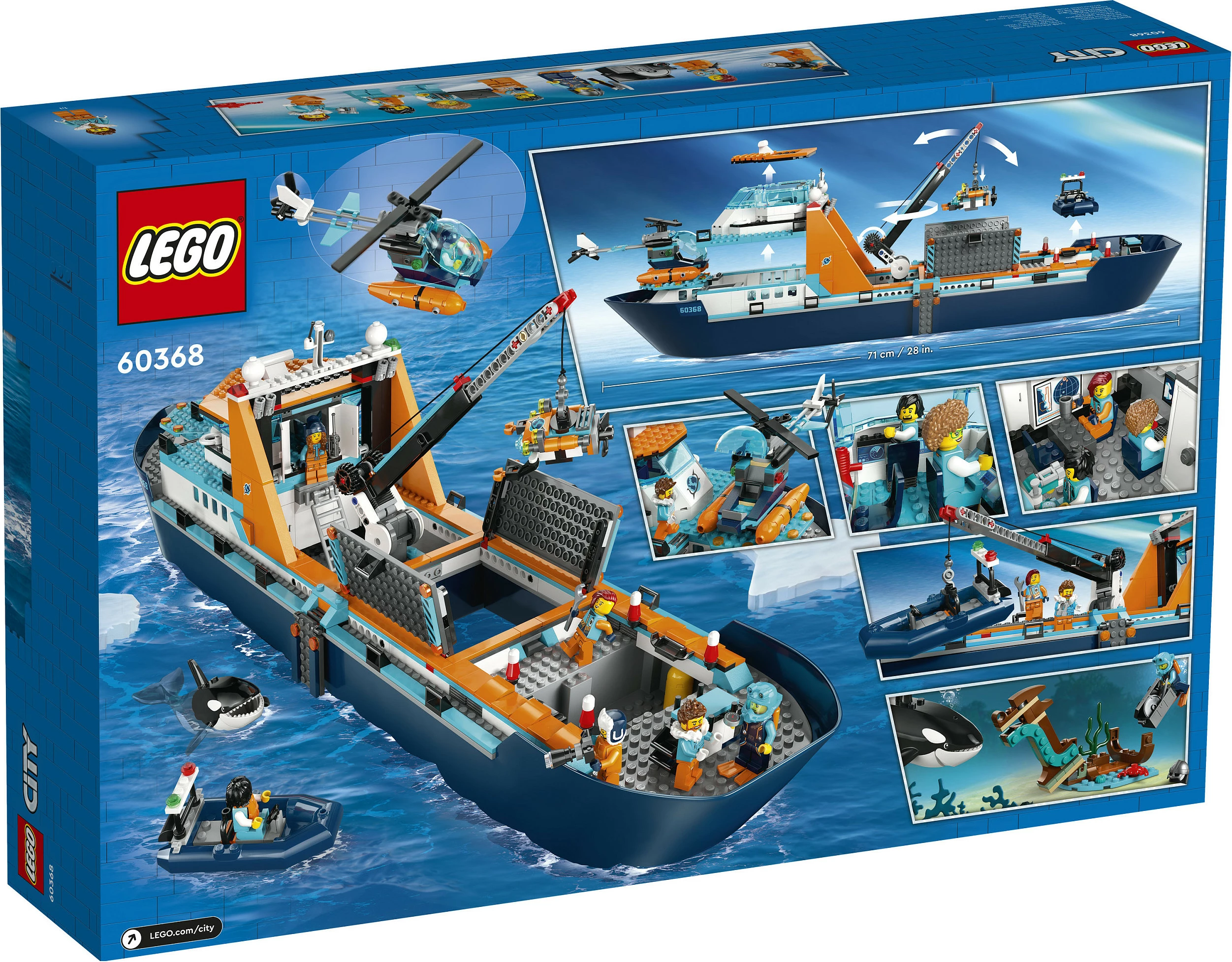Set ndërtimi LEGO Arctic Explorer Ship, 815 pjesë, plastikë, shumëngjyrësh