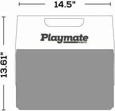 Kuti ftohëse IGLOO Playmate The Boss 13 L (26 kanaçe), gri/zezë me detaj të verdhë
