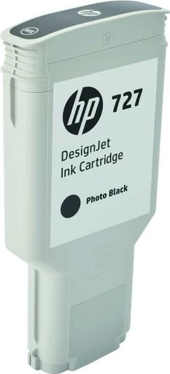 Kartushë bojë, HP, 727 F9J79A, 300 ml, Photo Black