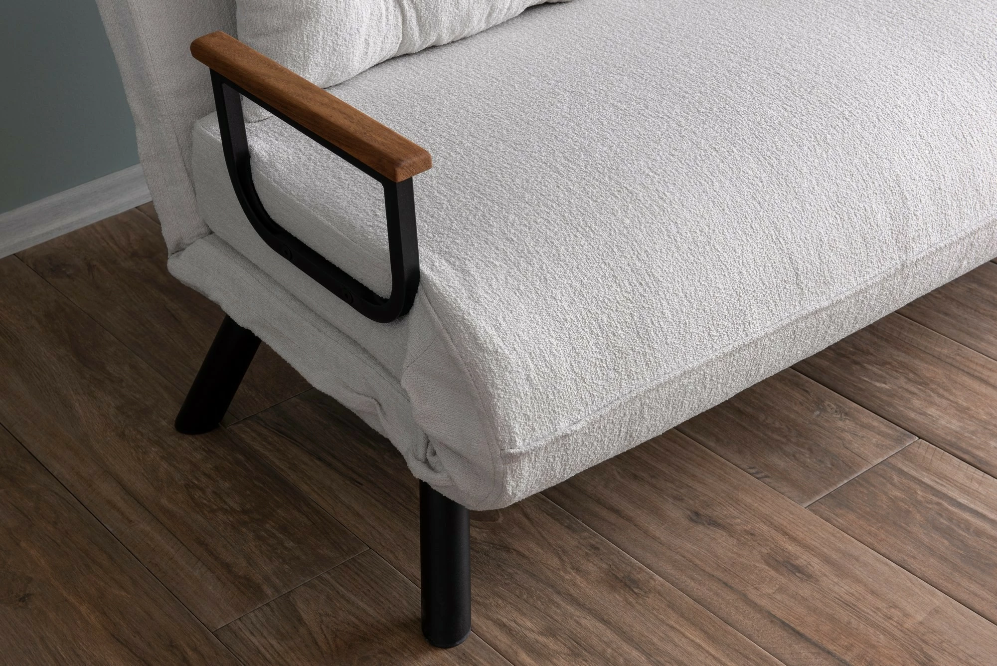Divan-krevat dy ulës, Atelier del Sofa, Sando, teddy, i bardhë