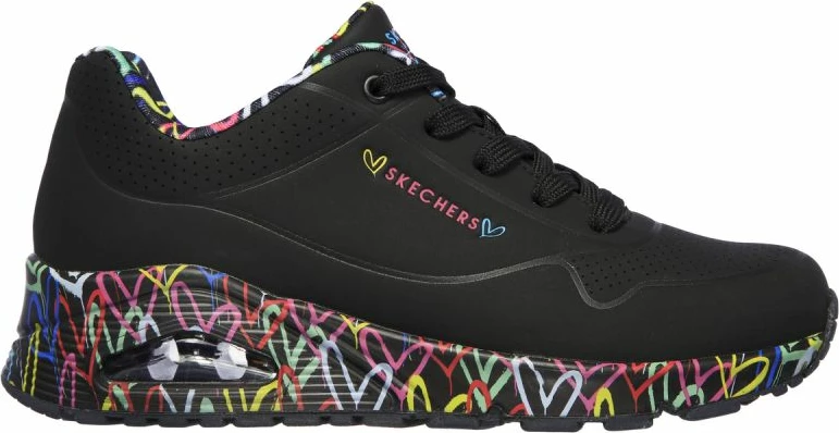 Atlete femra Skechers UNO LOVING LOVE 155506, të zeza