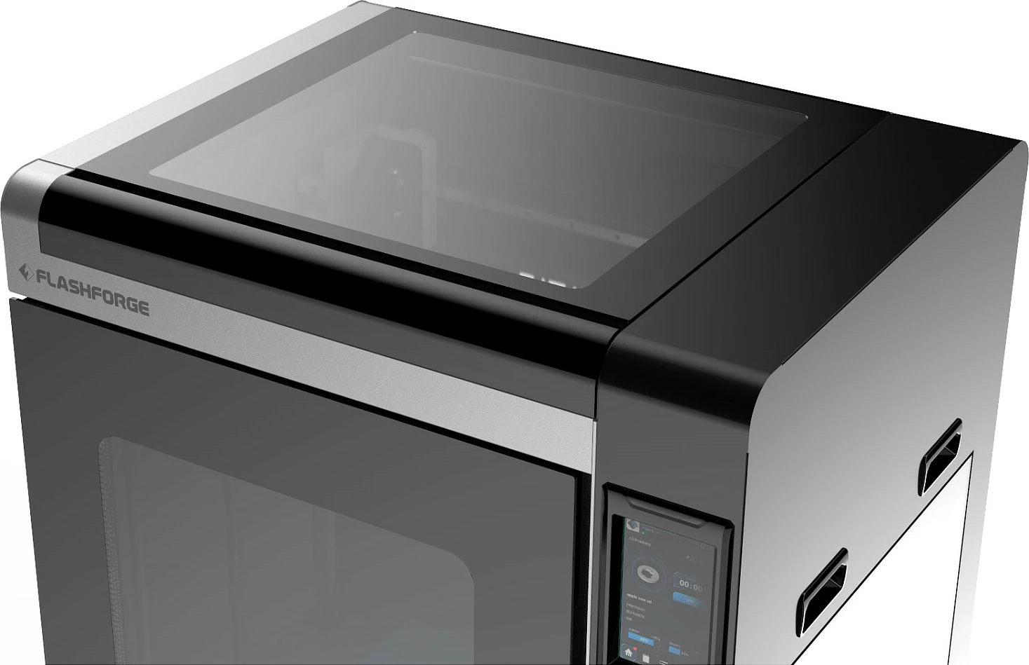 Printer 3D Flashforge Creator 4A, volum printimi 400×350×500 mm, Wi‑Fi/Ethernet, ekran 7", zezë/gri