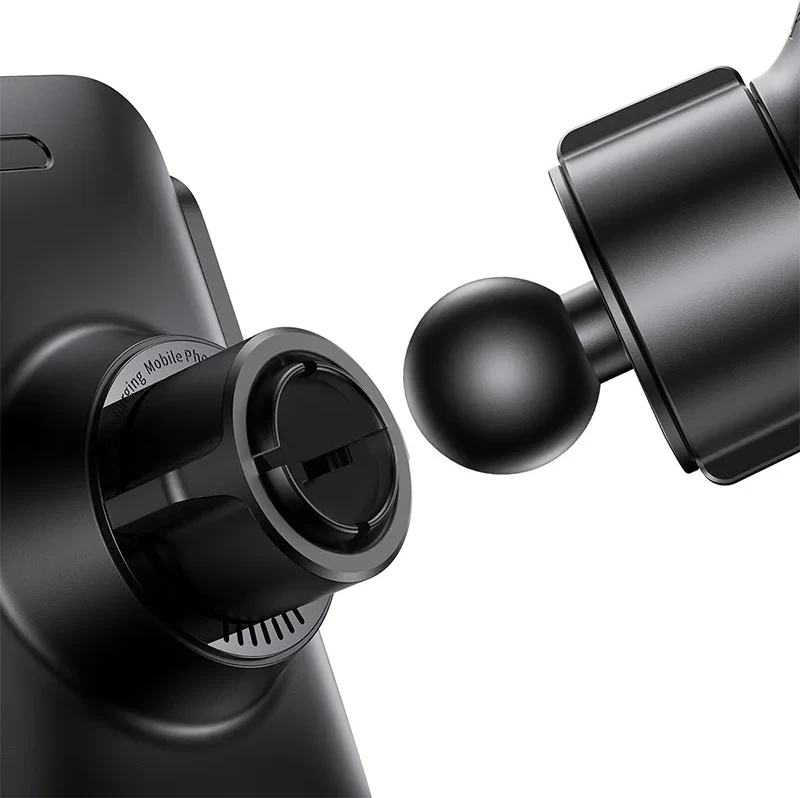 Mbështjellës Baseus Wisdom CGZX000001 për makinë, me karikim wireless 15W, i zi