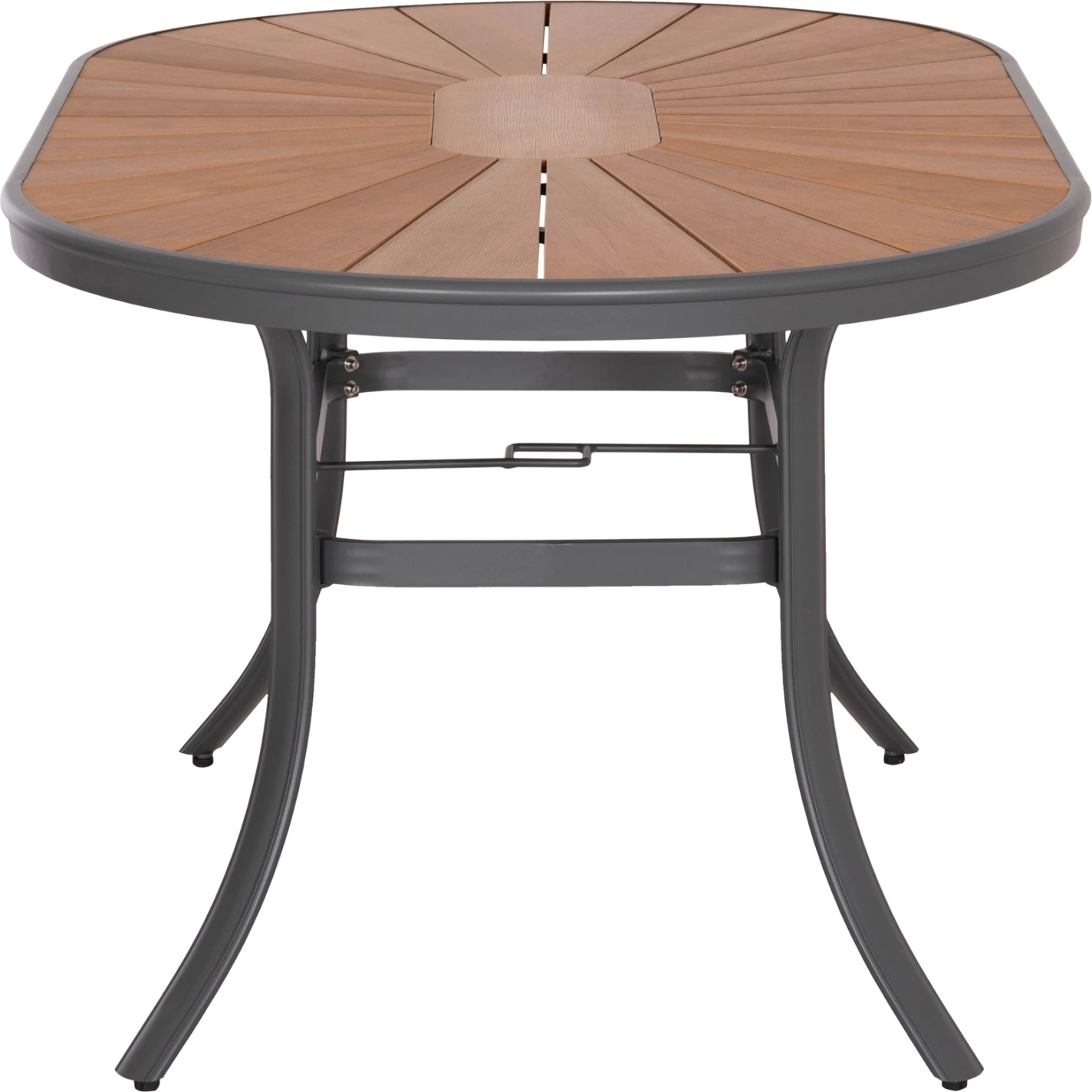 Tavolinë për kopsht TELAMO FH6288.01, 160x90x73.5 cm, polywood/alumin