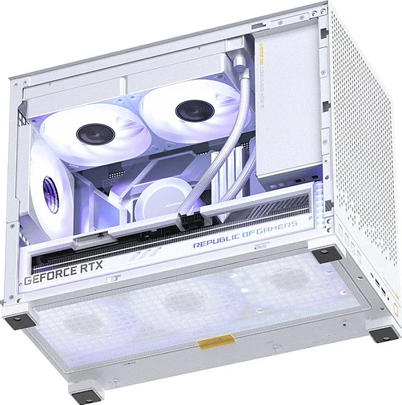 Kasë Jonsbo D32 PRO, mini mATX, xham i kalitur, e bardhë