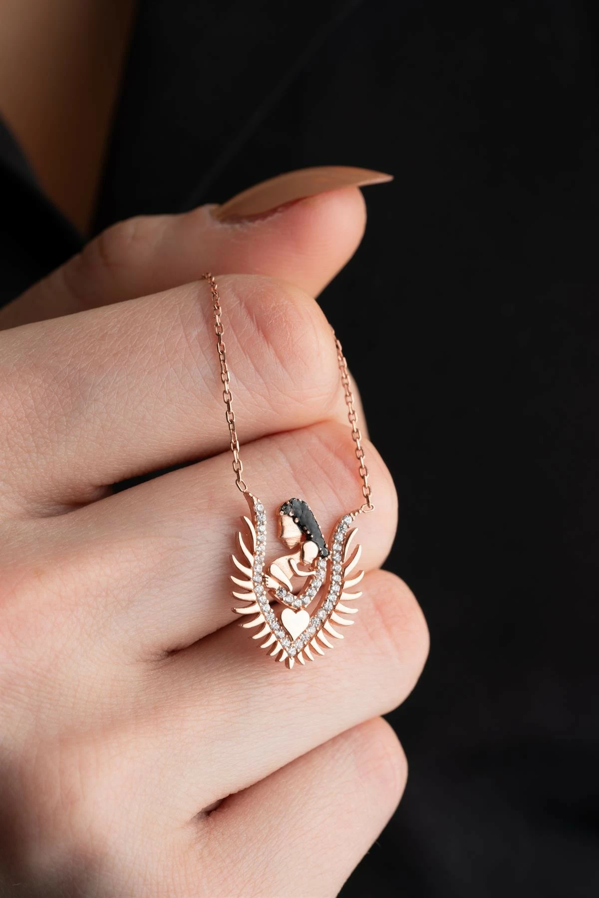 Qafore argjendi rozë gold Jumeon, NRZ999038