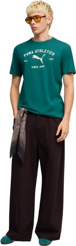 Maicë meshkuj Puma Class Graphic Tee 692226 41, e gjelbër