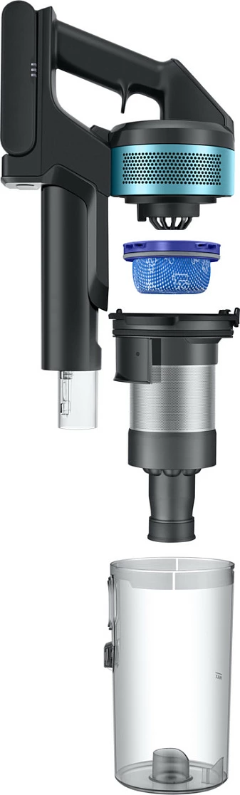 Fshesë me korrent pa kabllo Samsung Jet 75E Pet VS20B75AGR1/GE, stick, gri/zezë-blu