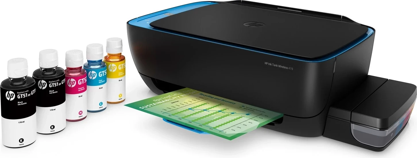 Printer HP Ink Tank 419, Wi-Fi, USB, i zi