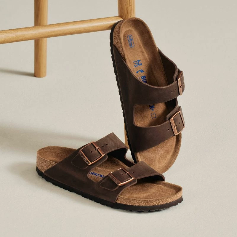 Papuqe femra Birkenstock, të kafta
