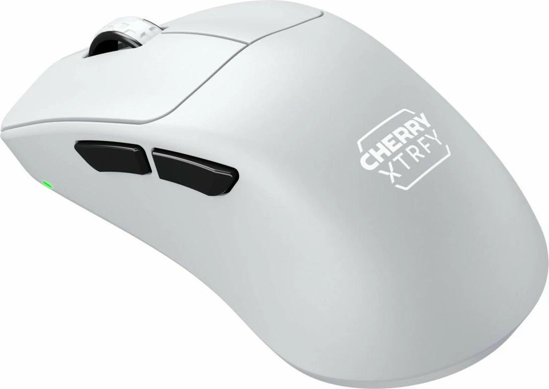 Maus CHERRY XTRFY M64 Pro Wireless, 26000 DPI, i zi, i bardhë