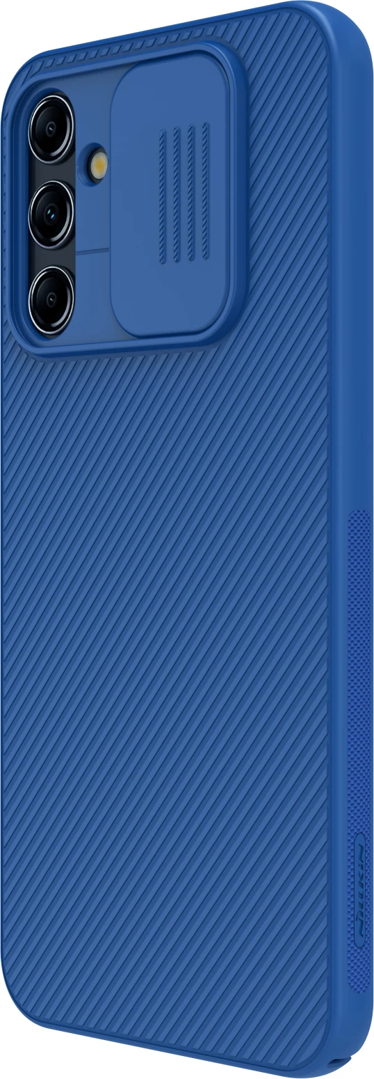 Mbështjellës Nillkin CamShield Case për Samsung Galaxy A14 5G / Galaxy A14, me kapak kamere, Kaltër