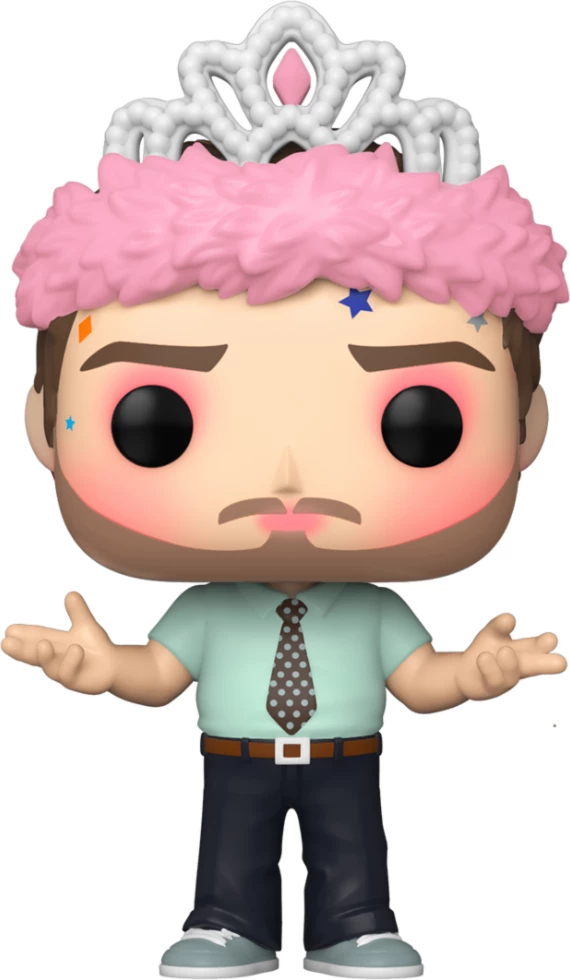 Figurinë koleksionuese Funko POP TV Parks & Rec Andy as Princess Rainbow Sparkle (vinyl), 1 copë