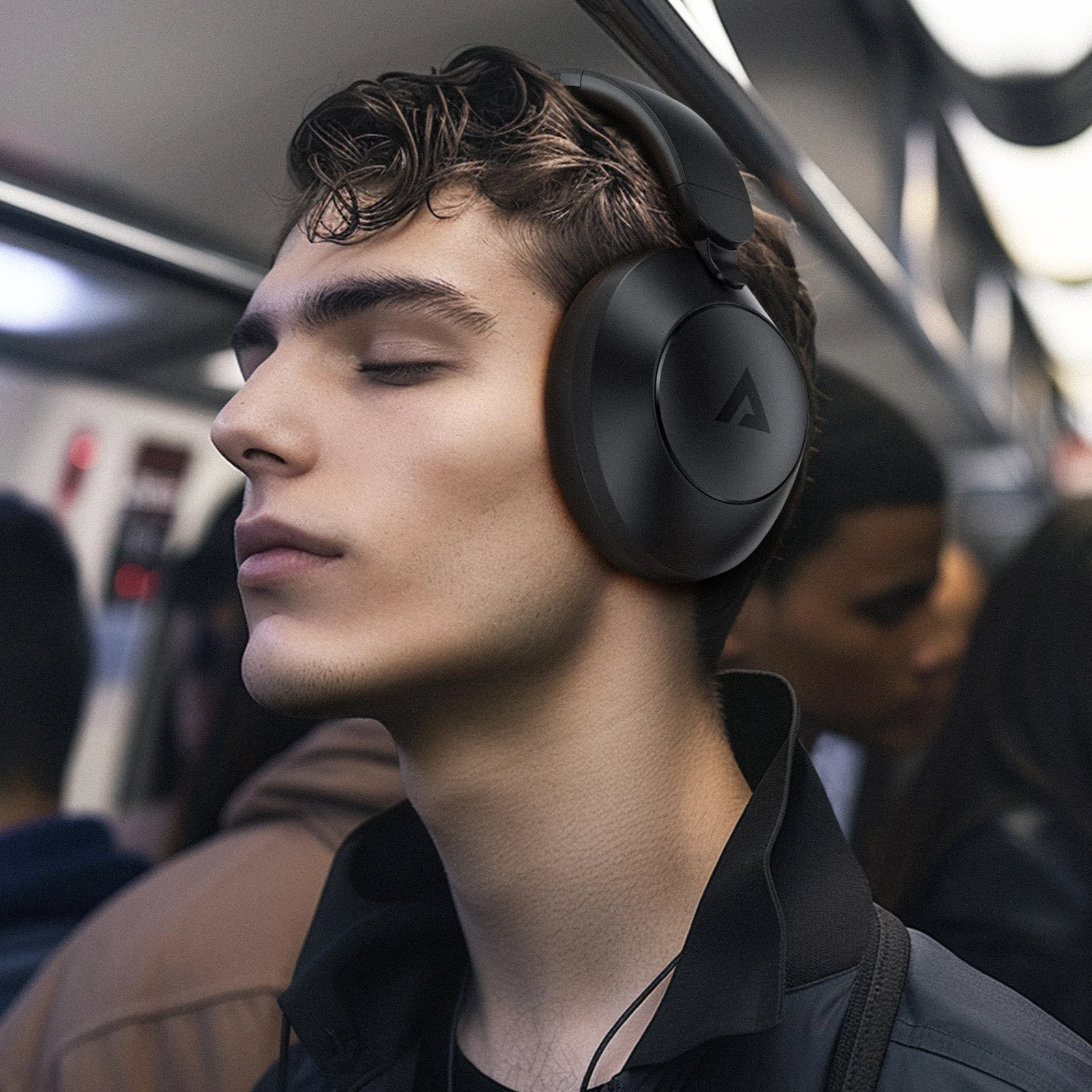 Kufje wireless Acefast H3 me ANC, Bluetooth 5.3, të zeza